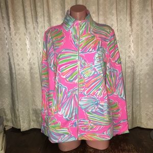 Lilly Pulitzer Reagan Shellabrate Zip Jacket MED